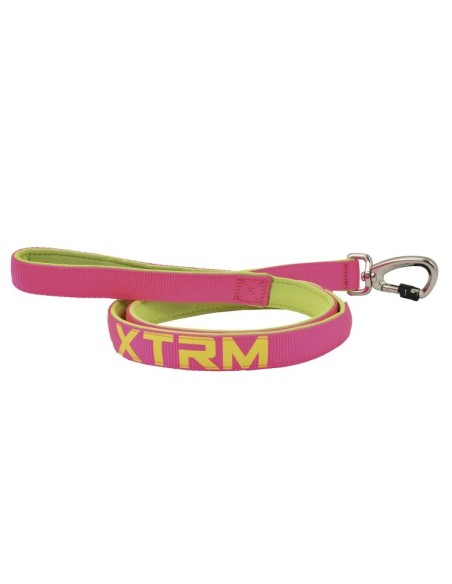 Correa XTRM Neon Flash Fucsia 15mm x 120cm para Perros Pequeños Endanea Mascotas