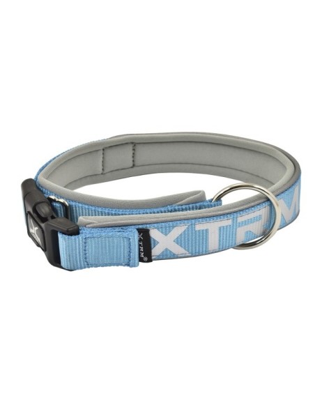 Collar X-TRM NeonFlash Azul 15mmx28-35cm | Seguridad y Visibilidad para Perros Pequeños