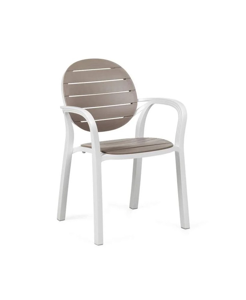 Silla Palma Blanco-Tortora | Estilo y Confort para Exteriores  Endanea Garden

