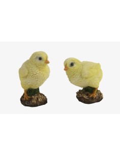 Figura Pollitos Decorativa Realista para Hogar Jardín y Espacios Interiores