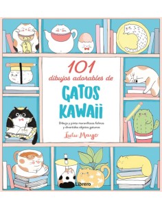 LIBRO 101 DIBUJOS ADORABLES DE GATOS KAWAII