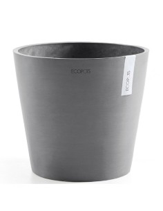 Tiestos Amsterdam 30 White Grey | Macetero Moderno para Plantas Medianas