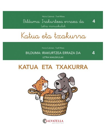 LIBRO IRAKURTZEA ERREZA DA 4 KATUA ETA TXAKURRA