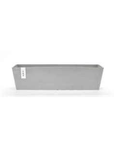 Jardinera Bruges 80 White Grey  Elegancia y Durabilidad para Jardín y Terraza

