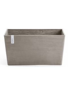 Jardinera PARIS 100 Taupe con Ruedas  Elegancia y Movilidad para Jardín y Terraza

