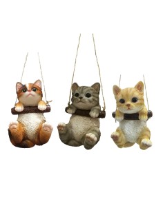 Figura Gatito Colgando Decorativa para Hogar y Jardín 2