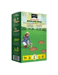 Semillas de Césped de Repoblación Rápida 1kg | Endanea Garden  Crecimiento Rápido y Resistente

