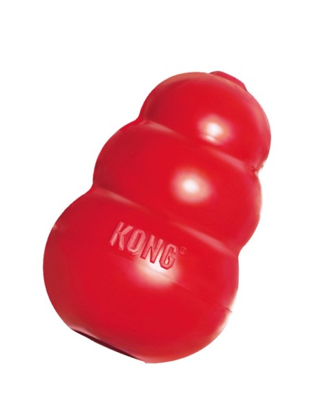 KONG Rojo XL para Perros Grandes | Juguete Resistente y Rellenable - Endanea Mascotas