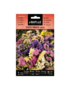 Semillas de Statice Sinuata Variado Batlle  Flores Duraderas y Coloridas | Endanea Garden

