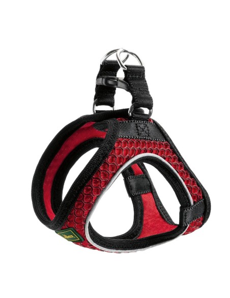 Arnés Hilo Confort XS-S Rojo para Perros Pequeños Ajustable y Ergonómico