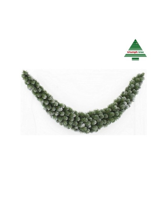 Guirnalda Verde Natural 270cm | Decoración Navideña para Interior y Exterior