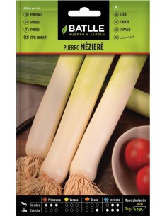 Semillas de Puerro Meziers  Alta Resistencia y Cosecha Abundante | Endanea Garden

