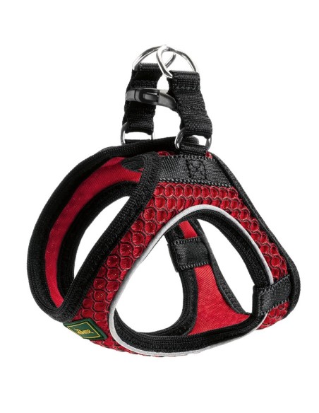 Arnés Hilo Confort M-L Rojo para Perros Medianos y Grandes Ajustable y Acolchado