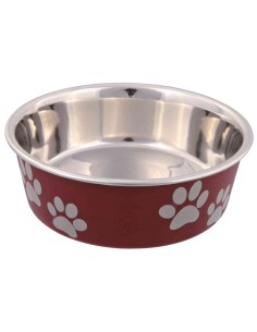 Comedero Acero Inoxidable 0.8L para Perros y Gatos Medianos Resistente y Seguro