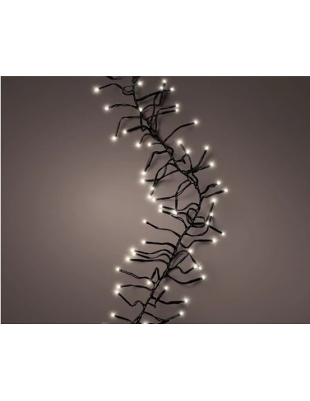 Guirnalda Racimo Negro Centelleo LED para Decoración Interior y Exterior