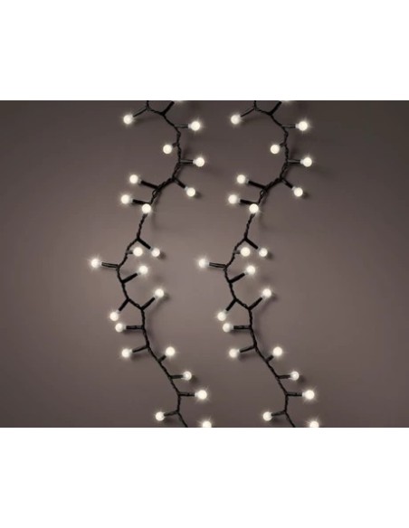 Guirnalda Bombillas LED 1100cm Negra | Iluminación Decorativa para Interior y Exterior