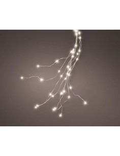 Racimo Micro LED 210 cm Plateado | Iluminación Elegante para Hogar y Eventos