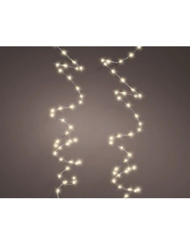Guirnalda Micro LED Luz Cálida/Blanca 2397 cm para Interior y Exterior
