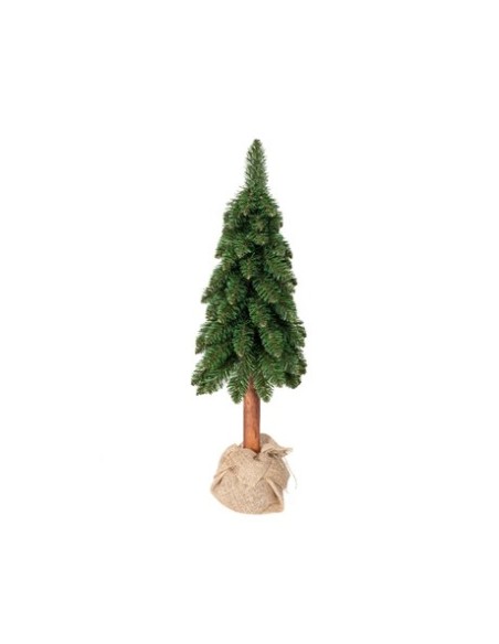 ABETO NAVIDAD CON PIÑAS 30X80 VERDE