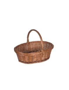Cesta de Mimbre 1 Tira Sin Pelar 50x32x16 cm  Decorativa, Ecológica y Versátil para Hogar o Jardín | Endanea Garden

