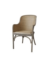 SILLA ANTIGUA FRANCESA CON ASIENTO DE MIMBRE