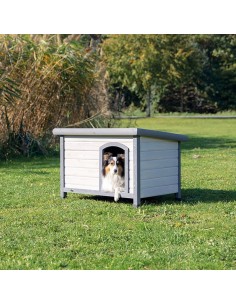 Caseta Natura Perro M Refugio Seguro y Confortable para Perros Medianos Endanea Mascotas