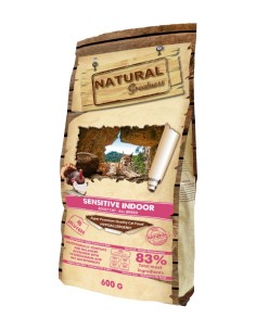 Receta Cat Sensitive Indoor NG 600g  Pienso Grain Free para Gatos de Interior con Estómago Sensible