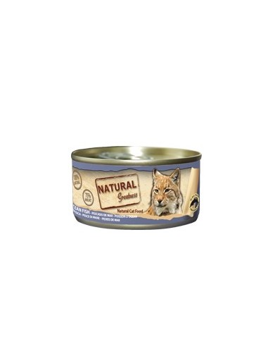 WFC Natural Greatness Pescado de Mar 70g - Alimento Húmedo Natural para Gatos