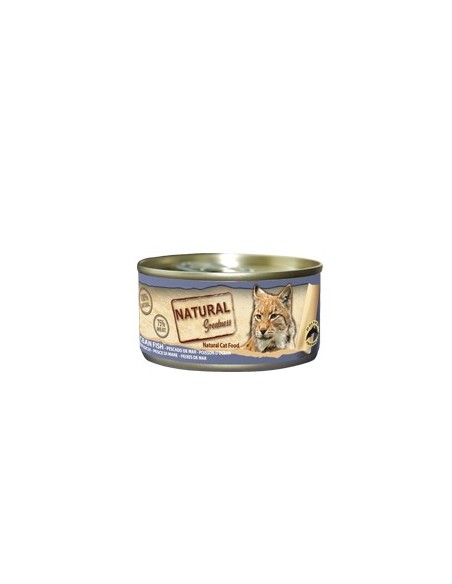 WFC Natural Greatness Pescado de Mar 70g - Alimento Húmedo Natural para Gatos
