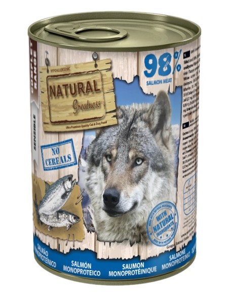 NGD Monoproteico Salmón 400g | Comida Natural para Perros con Alergias