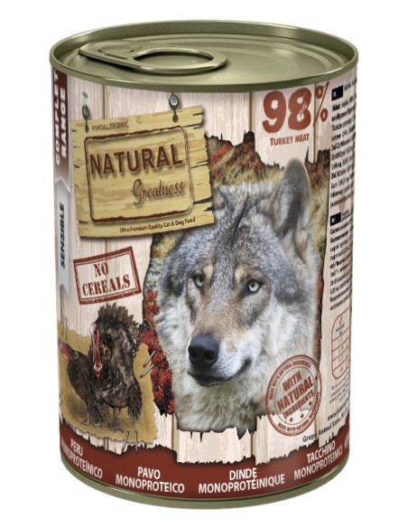 NGD Monoproteico Pavo 400g | Comida Natural para Perros con Alergias