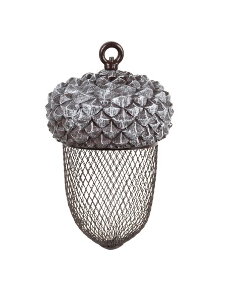 COMEDERO PARA PAJAROS FORMA DE  BELLOTA