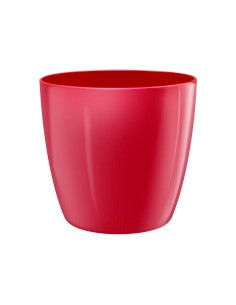 Maceta Brussel Diamond Redondo 16cm Rojo  Elegante y Duradera para Plantas | Endanea Garden