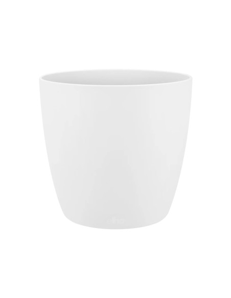 Maceta Brussel Redonda 14 cm Blanca  Elegante y Resistente para Plantas | Endanea Garden