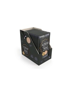 Schesir Cat After Dark Mousse Pollo y Pato 80g | Comida Húmeda Natural para Gatos Exigentes