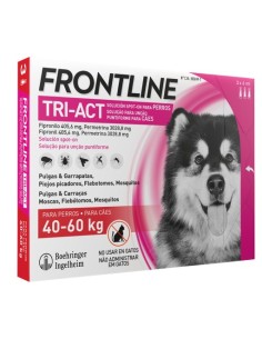 Frontline Tri Act Perros 40-60 kg 3 Pipetas Tratamiento Antiparasitario
