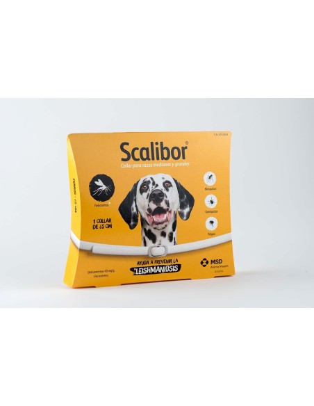 Collar Scalibor 65 cm para perros protección contra pulgas garrapatas y mosquitos