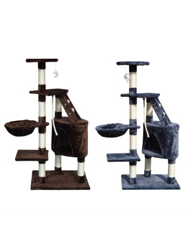 SINU CAT TREE GRIS 55X40X120CM