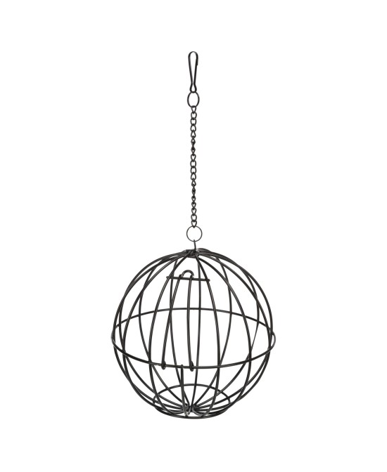 Bola Porta Verduras Metal Galvanizado 12 cm  Accesorio Higiénico para Jaulas

