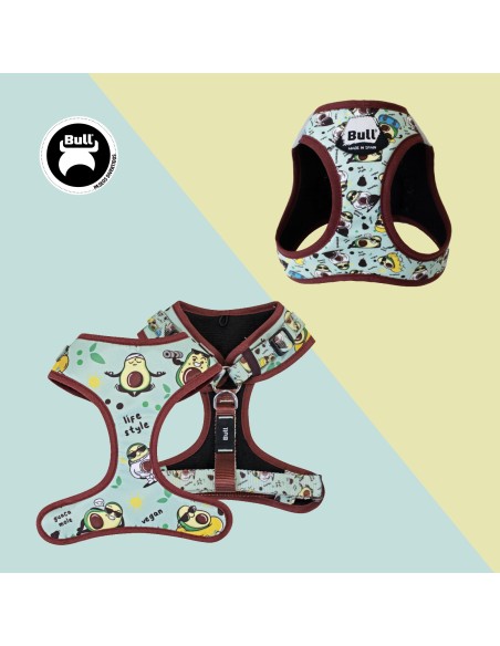 Bull Arnés Nylon Life Style T-3 | Arnés Ajustable para Perros Medianos