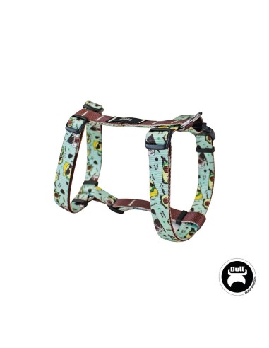 Bull Arnés Nylon Life Style T-4 | Arnés Ajustable para Perros Medianos