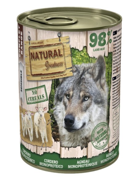 Cordero Monoproteico 170g para Perros y Gatos | Alimento Natural sin Cereales