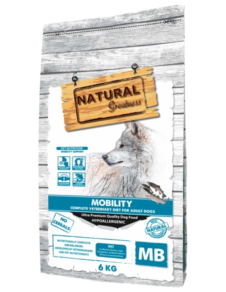 Diet Vet Mobility NG Dog 6kg | Alimento para Perros con Problemas Articulares y Movilidad