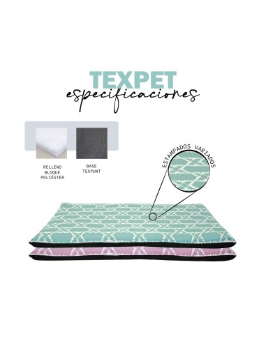 TEXPET LOTE COLCHONETA PAW LONETA T-2 85X60X6CM