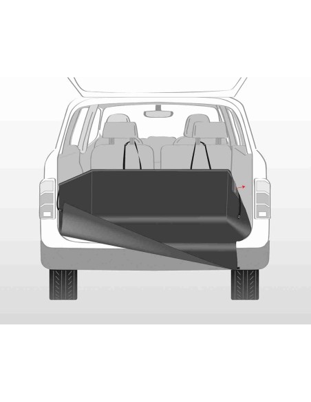 PROTECTOR MALETERO NYLON NEGRO M/L 1.20x1.5m