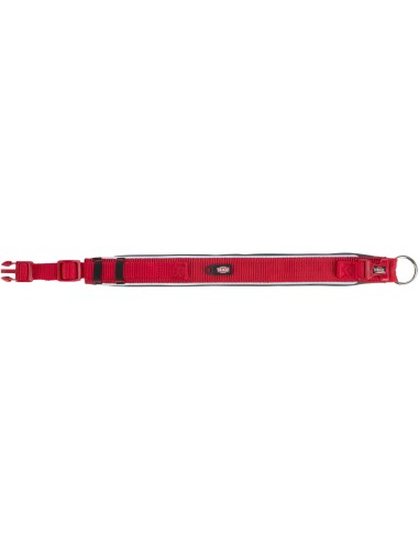 PREMIUM COLLAR EXTRA ANCHO XS-S ROJO