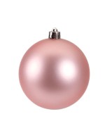 BOLA NAVIDEÑA BOX4  10CM ROSA