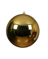 Bola Navideña Dorada 14 cm Adorno Elegante para Árbol de Navidad