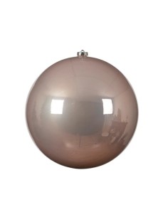 BOLA NAVIDAD ROSA 14CM 2