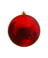 Bola de Navidad Roja 20 cm decoración navideña elegante y duradera